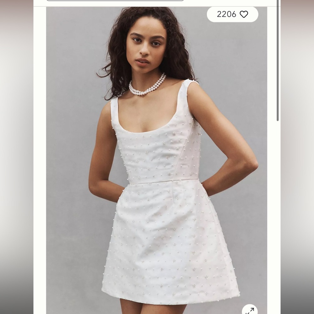 Watters Obsessed Scoop A-Line Mini Dress